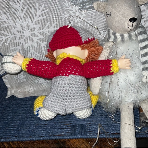 BOGO Meet “Popcorn” Hand Crocheted Doll - Picture 2 of 2